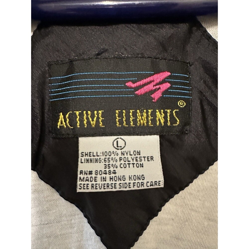 Active Elements Men Bomber Jacket Vintage Y2k Str… - image 3